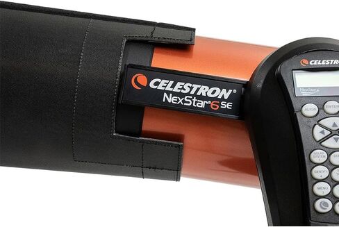Celestron 94018 Deluxe Telescope Dew Shield with Velcro Attachment Points - Prevents Dew Formation on 6" and 8" Schmidt Cassegrain or EdgeHD Telescope Lenses, Black in Kuwait