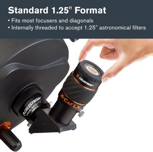 Celestron 93422 X-Cel LX Series - 1.25'' Eyepiece, 7mm in Kuwait