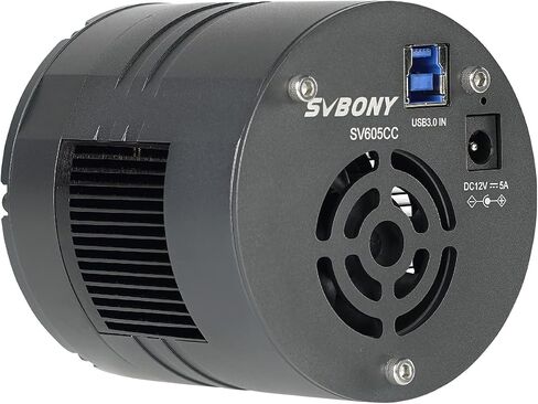 SVBONY SV605CC Cooled Astrophotography Camera, 9MP IMX533 CMOS Color Camera | Double Layer Semiconductor Refrigeration, USB3.0, 30 ℃ Lower for Deep Sky Astrophotography Panoramic Astronomy &Lucky Imaging in Kuwait