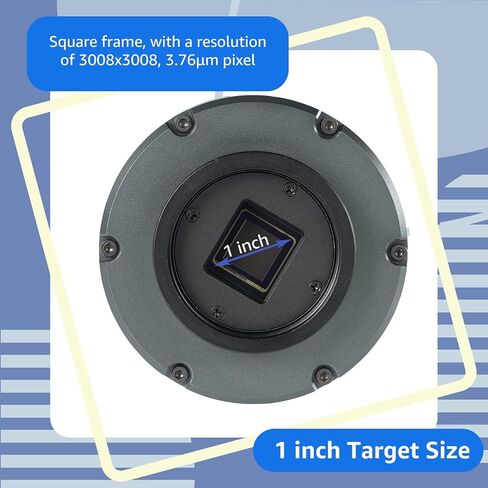 SVBONY SV605CC Cooled Astrophotography Camera, 9MP IMX533 CMOS Color Camera | Double Layer Semiconductor Refrigeration, USB3.0, 30 ℃ Lower for Deep Sky Astrophotography Panoramic Astronomy &Lucky Imaging in Kuwait