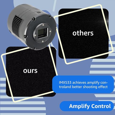 SVBONY SV605CC Cooled Astrophotography Camera, 9MP IMX533 CMOS Color Camera | Double Layer Semiconductor Refrigeration, USB3.0, 30 ℃ Lower for Deep Sky Astrophotography Panoramic Astronomy &Lucky Imaging in Kuwait