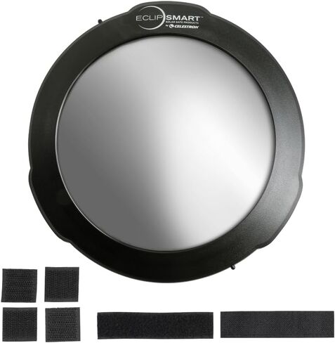 Celestron 94244 EclipSmart Solar Eclipse Telescope Filter – ISO 12312-2 Compliant, Secure Fit with Solar Safe Film, Works with 8" Schmidt-Cassegrain/EdgeHD Telescopes, Black in Kuwait