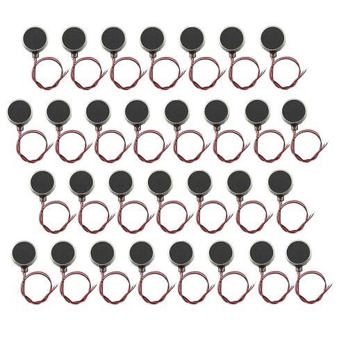 30PCS 10mm×2.7mm DC 3V 12000rpm Mini Vibration Motors | Ultra-thin 2.7mm profile, 12000rpm high speed, 3V low-voltage operation, 30PCS bulk pack for phones, wearables. in Kuwait