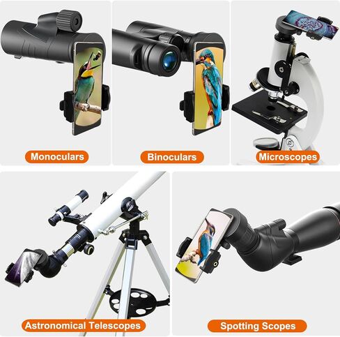 Eyeskey Universal Phone Adapter - Capture Stunning Moments with Your Smartphone Through Binoculars, Monoculars, Scopes, Telescopes, and Microscopes - Fits Most Smartphones in Kuwait