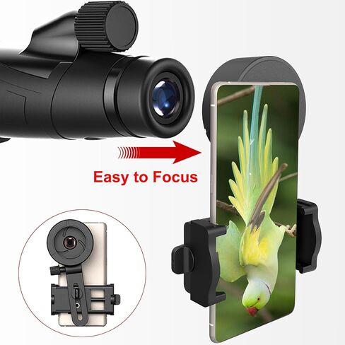 Eyeskey Universal Phone Adapter - Capture Stunning Moments with Your Smartphone Through Binoculars, Monoculars, Scopes, Telescopes, and Microscopes - Fits Most Smartphones in Kuwait