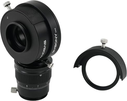 SVBONY SV238 Off-Axis Guider with M54-M48 Filter Drawer Astronomy Set | OAG 8x14mm Large Prism, Dual Helical Focuser, Dual Magnet Holders for 2'' Filters Mounted, for APS-C Main Camera in Kuwait