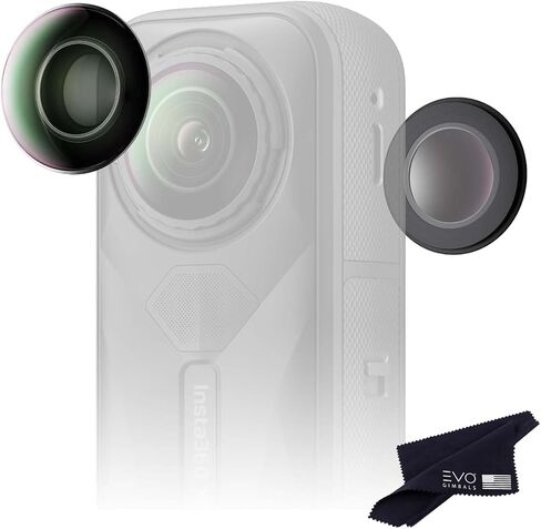 Insta360 X5 Replacement Lens Complete Kit | with 2× Official Replaceable Lenses for Insta360 X5, Plus Tools to Replace and Clean The Lens in Kuwait