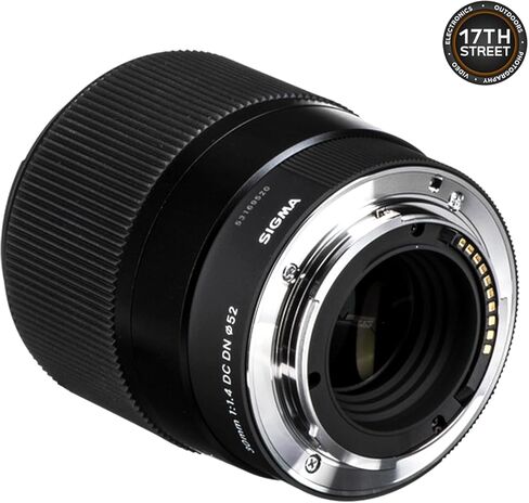 Sigma 30mm f/1.4 DC DN Contemporary Lens for Sony E, Rounded 9-Blade Bundle | Sigma Bundle includes rounded 9-Blade Diaphragm, Tiffen 52mm UV Protector, 64GB Extreme PRO Memory Card, and Camera Bag Kit in Kuwait