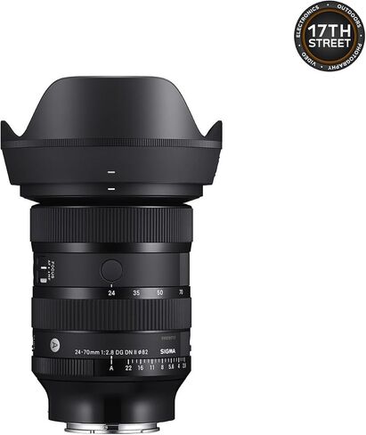 Sigma 24-70mm f2.8 DG DN II Art Lens Sony E| Full Frame Format, Six SLD Elements, Rounded 11-Blade with 1TB G-Drive ArmorATD & 64GB Extreme PRO Memory Card and Waith Cleaning Cloth (Bundle Set) in Kuwait