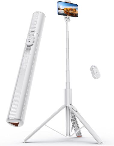 ANXRE 71" Phone Tripod with 1/4" Camera Mount, NT79 Extendable Selfie Stick | Extra Tall,Wireless Remote,Comapct Travel Stand Holder for Filming Video Recording,Compatible with iPhone/Samsung/Camera in Kuwait