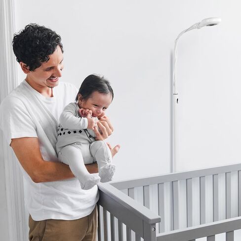 Didalo Floor Stand for Nanit Pro Baby Monitor, Gooseneck Swivel Holder Mount with Adjustable Height and Stable Base,Without Tools or Wall Damage(Camera not Included) in Kuwait
