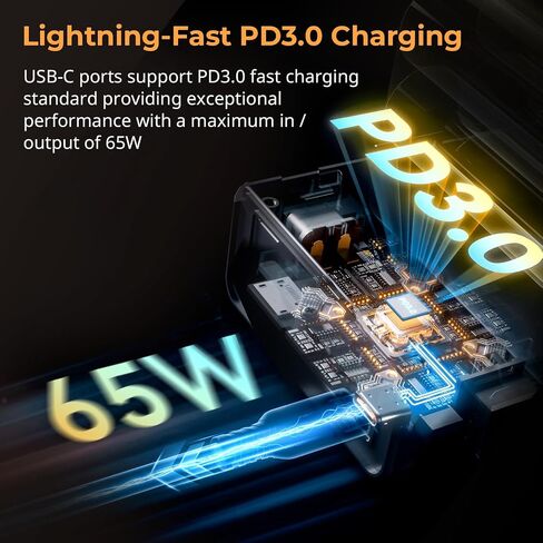 SMALLRIG V Mount Battery, 99Wh / 6800mAh V Mount Battery with 65W Output, 2.5H Full Charge, PD 3.0 USB-C Fast Charging, for Filmmakers, Cameras, Camcorders, Phones, Monitors, Video Lights in Saudi Arabia