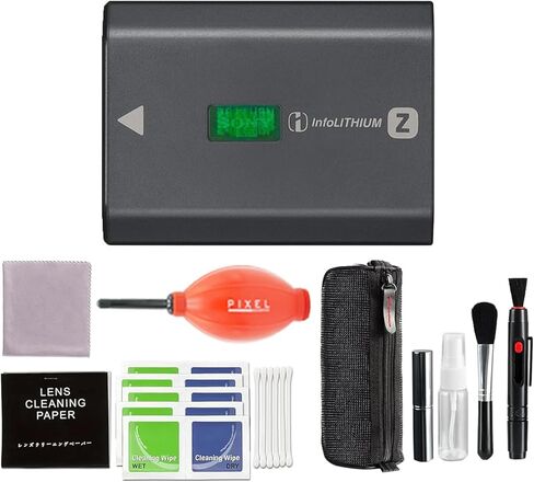 Sony NPFZ100 Z-Series Rechargeable Battery Pack for Alpha A7 III, A7R III, A9 Digital Cameras with Pixel Advanced Accessories Bundle | NP-FZ100 in Kuwait