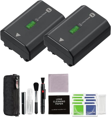 Sony NPFZ100 Z-Series Rechargeable Battery Pack for Alpha A7 III, A7R III, A9 Digital Cameras with Pixel Advanced Accessories Bundle | NP-FZ100 in Saudi Arabia