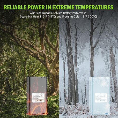 4 Pack New Reveal Lithium Battery Pack Compatible with Trail Camera | Reveal Ultra, X, X Pro, Pro 3.0, X Gen 2.0 3.0, XB, SK, Upgraded Solar Panel Compatibility, LED Battery Meter in Saudi Arabia