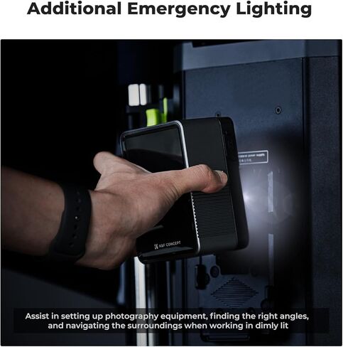 K&F CONCEPT V Mount Battery 99Wh PD100W Fast Charge, 6700mAh V Lock Battery | Mini V-Mount Battery with D-Tap, DC,Dual USB-C/USB-A, TFT Display for Camera,Camcorder, Monitor,Video Light, KF-V99 Pro,Green in Saudi Arabia