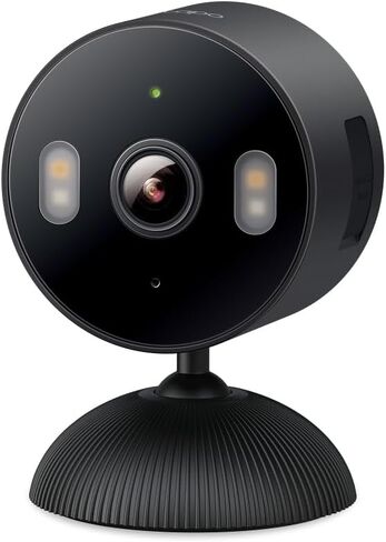 Tapo 1080P Indoor Security Camera, Baby Monitor, Dog Camera, C101(4-Pack) | Motion Detection, 2-Way Audio, Siren, Night Vision, Cloud & SD Card Storage, Works w/Alexa & Google Home, Wired, Black in Kuwait