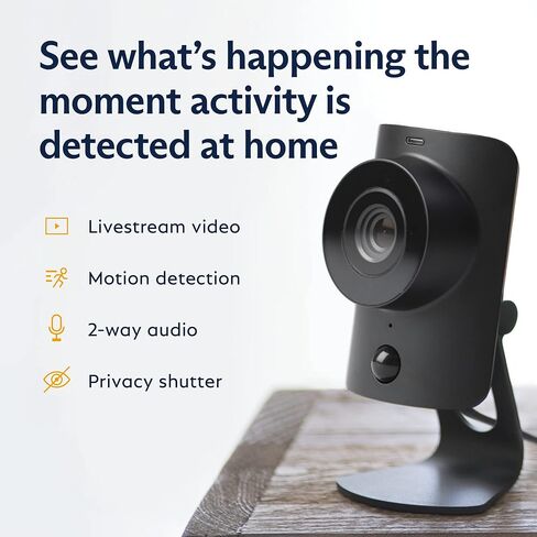 SimpliSafe 12 Piece Wireless Home Security System w/HD Camera - Optional 24/7 Professional Monitoring - No Contract - Compatible with Alexa and Google Assistant, White in Kuwait