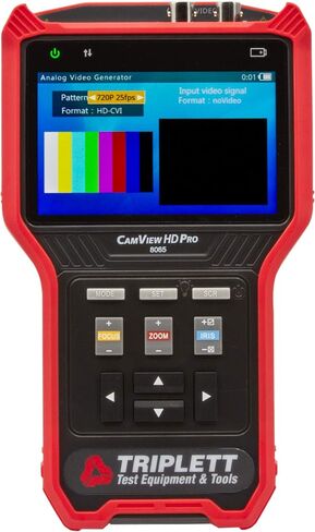 Triplett 8150 CamView IP Pro 5 CCTV Security Camera Tester | 5" Touchscreen - 4K / 1080P IP, Analog, TVI, CVI, AHD in Kuwait