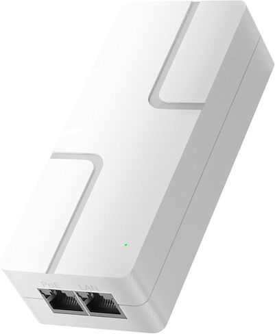 2.5Gb PoE+ Injector, 60W IEEE 802.3at/af, 2.5Gbps & 1000Mbps High Speed, 100m Transmission, Plug & Play for PTZ Cameras, WiFi 6 AP, VoIP Phone in Kuwait
