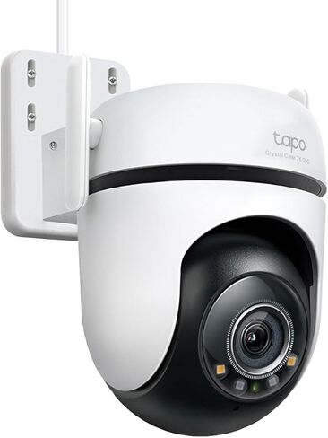 TP-Link Tapo 2K QHD Outdoor Pan/Tilt Wi-Fi Security Camera, 360° View, Motion Tracking, Color Night Vision, Free Person/Vehicle/Motion Detection, Cloud & SD Card Storage, 24/7 Recording, Tapo C520WS… in Kuwait