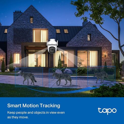 TP-Link Tapo 2K QHD Outdoor Pan/Tilt Wi-Fi Security Camera, 360° View, Motion Tracking, Color Night Vision, Free Person/Vehicle/Motion Detection, Cloud & SD Card Storage, 24/7 Recording, Tapo C520WS… in Kuwait