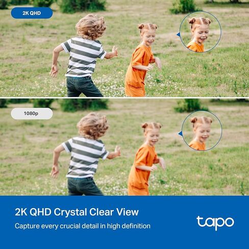 TP-Link Tapo 2K QHD Outdoor Pan/Tilt Wi-Fi Security Camera, 360° View, Motion Tracking, Color Night Vision, Free Person/Vehicle/Motion Detection, Cloud & SD Card Storage, 24/7 Recording, Tapo C520WS… in Kuwait