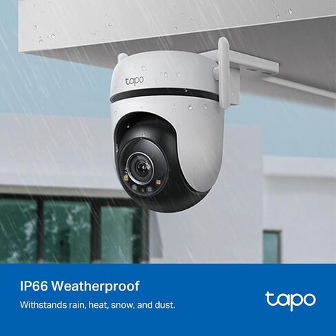 TP-Link Tapo 2K QHD Outdoor Pan/Tilt Wi-Fi Security Camera, 360° View, Motion Tracking, Color Night Vision, Free Person/Vehicle/Motion Detection, Cloud & SD Card Storage, 24/7 Recording, Tapo C520WS… in Kuwait