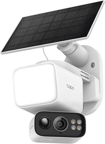 Tapo 2K Dual Lens Pan/Tilt Security Battery Camera w/Solar, C645D KIT | 165° Wide-Angle + 6mm Telephoto, Free Person/Vehicle Detection, 360° Pan, SD/Cloud Storage, Works w/Alexa & Google in Kuwait