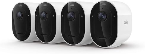Arlo Pro Wireless Security Camera 2K HDR (6th Gen) - 2-Cam | 2K HDR video; Wireless outdoor; Rechargeable removeable battery; AI detection; Emergency Response; 1-mo Secure plan incl. in Kuwait