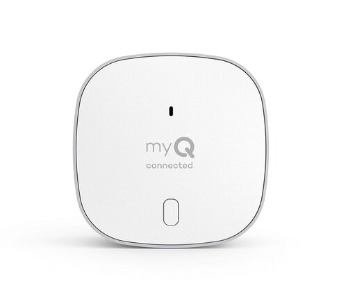 CHAMBERLAIN Smart Garage Control - Wireless Garage Hub and Sensor with Wifi & Bluetooth - Smartphone Controlled, myQ-G0401-ES, White in Kuwait