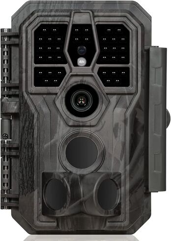 GardePro E5S Trail Camera (Non-Cellular, Non-WiFi), 64MP Photo & 1296P HD Video, 0.1s Trigger, 100ft No-Glow Night Vision, Motion Activated Wildlife Camera | 0.1s Trigger, 100ft No-Glow Night Vision, Motion Activated, Non-Cellular, Non-WiFi in Kuwait
