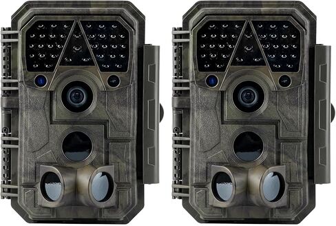 Meidase P70 (Non-Cellular,Non-WiFi) Trail Camera, 64MP 1296p, Game Cameras with No-Glow IR Night Vision, Motion Activated, Waterproof for Wildlife Deer Cams, Hunting in Kuwait