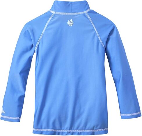 UV SKINZ UPF50+ Boys Long Sleeve Sun & Swim Shirts-Ocean Blue-8 in Kuwait