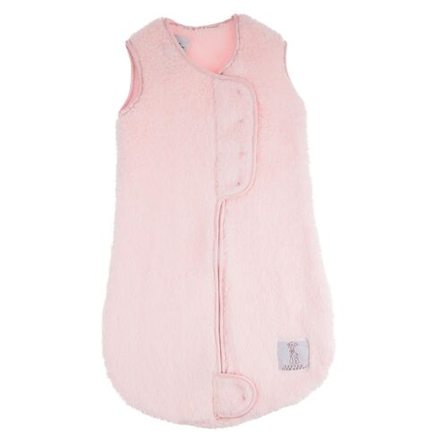 Little Giraffe Chenille Dream Sack, Pink - 1 TOG Sleep Sack 0-6 Months with Double-Zipper Design for Easy Diaper Changes - Ultra-Soft Baby Wearable Blanket with Chin and Zipper Guards in Saudi Arabia