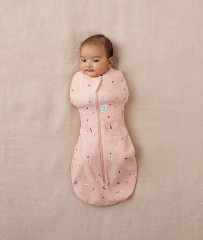 ergoPouch Cocoon Swaddle Sack 1.0 TOG - Baby Sleep Sack, Gentle Snug Fit Helps Calm Startle Reflex, Ideal for Arms In/Out Sleeping, Soft Breathable Fabric for Better Sleep (0-3 Months, Oatmeal Marle) in Kuwait