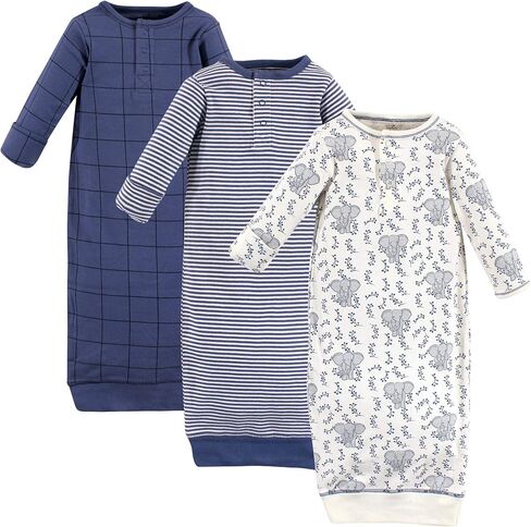 Touched by Nature Baby Organic Cotton Henley Gowns in Kuwait