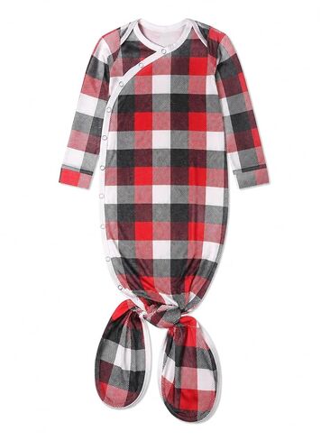 Copper Pearl Baby Gown - Knotted Newborn Sleepers for Baby Boy and Girl, Soft Stretchy Long Sleeve Infant Gowns with Bottom Tie and Hand Mittens, Perfect Hospital Coming Home Outfit (Fawn) in Kuwait