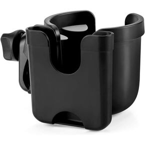Accmor Stroller Cup Holder with Phone Holder, Bike Cup Holder, Universal Cup Holder for Uppababy Nuna Doona Strollers, 2-in-1 Cup Holder for Walker, Wheelchair, Scooter in Kuwait