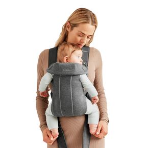 BabyBjörn Baby Carrier Mini, Light Beige, 3D Jersey | Infant Carrier (7-24 lbs), Ergonomic, Easy-to-Use in Kuwait