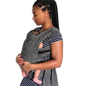 Boppy ComfyFit Adjustable Baby Carrier, 8-35lbs, Heathered Gray, Hybrid Carrier, Newborn to Toddler with Adjustable Straps & Comfort of A Baby Wrap in Saudi Arabia