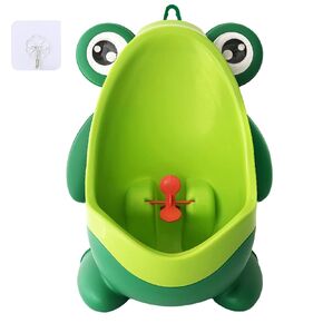 Frog Pee Training,Cute Potty Training Urinal for Boys with Funny Aiming Target,Green Urinals for Toddler Boy in Kuwait