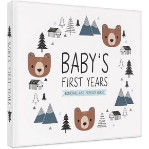 Keepsake Baby Memory Book for Baby Boy or Girl – Timeless Woodland Baby Journal Scrapbook Photo Album for First 5 Years – Milestone Book to Record Every Event from Birth to Age 5 in Saudi Arabia