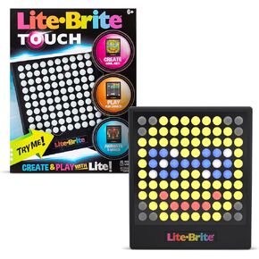 Lite-Brite Touch - Create, Play and Animate - Light Up Portable Stem Sensory Learning Toy, Creative Art Stem Toy for Girls, Boys, Unisex, Toddler, Holiday, Birthday, Gift, Ages 6+ in Saudi Arabia