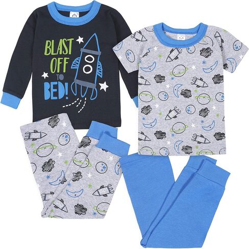 Gerber Baby Boys 4 Piece Pajama Set in Kuwait