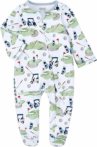 Mud Pie baby-boys Mud Pie Baby Boys Golf Footed SleeperMud Pie Baby Boys Golf Footed Sleeper in Kuwait