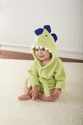 Baby Aspen Splash-a-Saurus Dinosaur Hooded Towel Robe, 0-9 Months in Kuwait