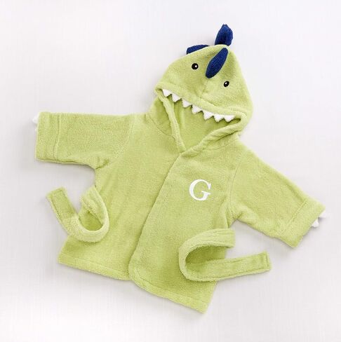 Baby Aspen Splash-a-Saurus Dinosaur Hooded Towel Robe, 0-9 Months in Kuwait