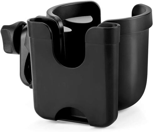 Accmor Stroller Cup Holder with Phone Holder, Bike Cup Holder, Universal Cup Holder for Uppababy Nuna Doona Strollers, 2-in-1 Cup Holder for Walker, Wheelchair, Scooter in Kuwait