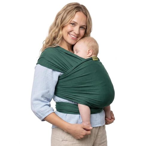 Boba Baby Wrap Carrier – Original Baby Sling Carrier for Newborns (7–35 lbs), Soft, Secure, Hands-Free & Ergonomic, Ideal for Comfortable Bonding, New Parents (Sage Green) in Kuwait